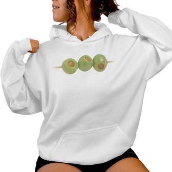 Martini Olives Cute Olives Graphic For Girl Women Women Hoodie - Thegiftio UK