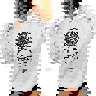 Messy Bun Queen Melanin Black African Black History Women Hoodie | Mazezy