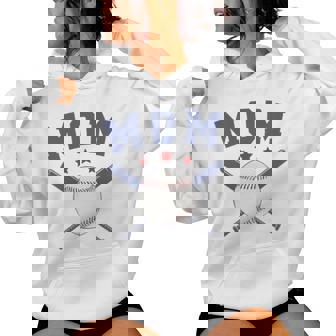 Mom Of Rookie 1St Birthday Baseball Boy Family Matching Women Hoodie | Seseable CA