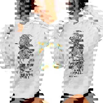 Momlife Maman Life Fleurs Florales Pour Motif Mum Fun Sweat à capuche femme - Cadeauxyz