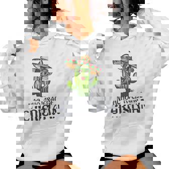 Nacho Average Christian Cactus Humor Quote Women's Hoodie | Mazezy