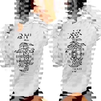 Oahu Hawaii Sea Turtle Souvenir Boys Girls Womens Women Hoodie | Seseable CA