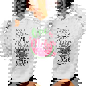 One In A Melon Sister 1St Birthday Party Family Matching Women Hoodie - Monsterry