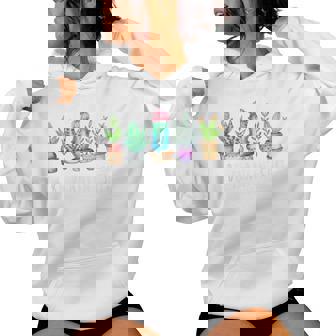 I Be Plantin'hit サボテン 多肉植物 面白い植物 ガーデン レディースパーカー - Kawaiitshirt