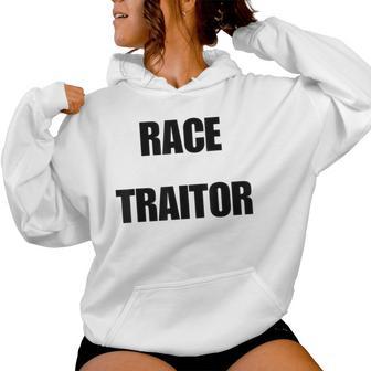 Qos Bnwo Queen Of Spades Race Traitor Women Hoodie - Thegiftio UK