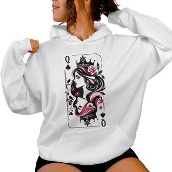 Queen Of Spades Yes Daddy Sexy Qos Women Hoodie - Thegiftio UK
