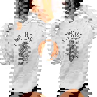 Retro I'm A Hoot Owl Bird Pun Sarcastic Jokes Men Women Hoodie - Monsterry