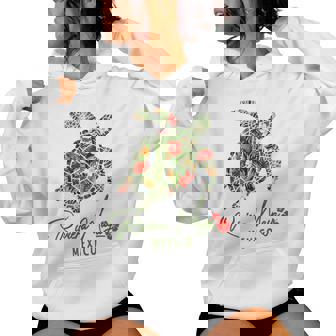 Riviera Maya Tropical Sea Turtle Mexico For And Women Women Hoodie | Mazezy