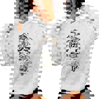 Saints Girl Messy Bun Women Hoodie - Thegiftio