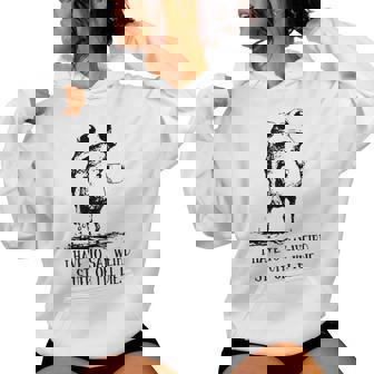 I Have To Say Weird Stuff Or I'll Die Frog Drinking Coffee Women Hoodie | Mazezy