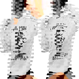 I Have To Say Weird Stuff Or I'll Die Frog Women Women Hoodie | Seseable CA