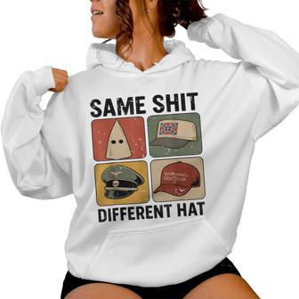 Same Shit Different Hat Quote Hat Meme Mens Women Hoodie - Thegiftio UK