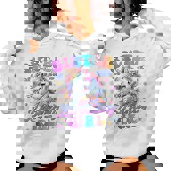 Sister Of The Birthday Girl Unicorn Flower Family Matching Women Hoodie | Seseable UK