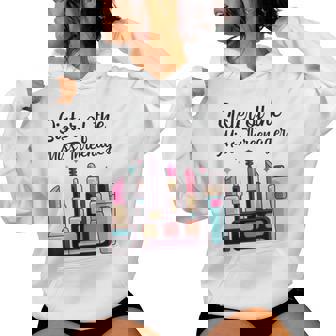 Sister Of The Miss Threenager Makeup 3Rd Birthday Party Women Hoodie - Monsterry