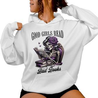 Smut Book Reading Smutty Good That Girls Read Bad Books Women Hoodie - Monsterry