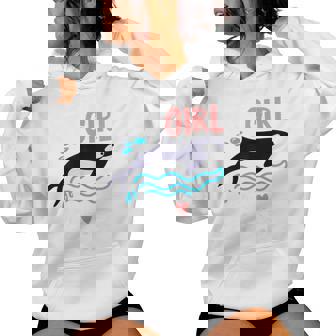 Solo Una Ragazza Che Ama Orca Bambini Orca Felpa con cappuccio da donna - Novitaregali