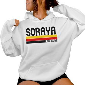 Soraya Nombre Personalizado Linda Ideaintage Oraya Sudadera con capucha para mujer - Regaloses