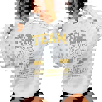 Team Jesus 03 Faith Hope Love Family Matching Christian Women Hoodie - Thegiftio