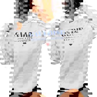 Uper Gaulois Mignonne Humour Gauloise Sweat à capuche femme - Cadeauxyz