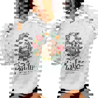 Vacation Tropical Pura Vida Sloth Costa Rica Women Hoodie | Seseable UK