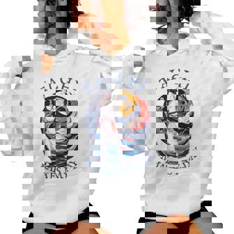 Women Tai Chi Vintage Historic Retro Drawing Harmony Flow Women's Hoodie | Mazezy