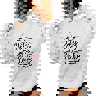 Womens Dirty Thirty 30th Birthday Cheer Martinis With Lips Women's Hoodie | Mazezy