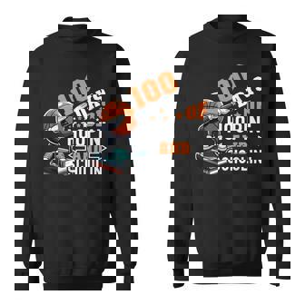 100 Days Of School Basketball 100Th Day Basketball Sweatshirt - Thegiftio