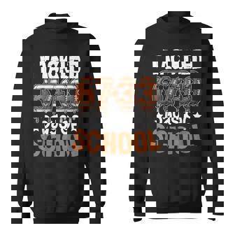 100 Days Of School Football Boys 100Th Day Of School 6733 Sweatshirt | Seseable CA