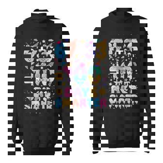 100Th Day Of School 67 Meme 100 Days Smarter Sweatshirt | Seseable FR