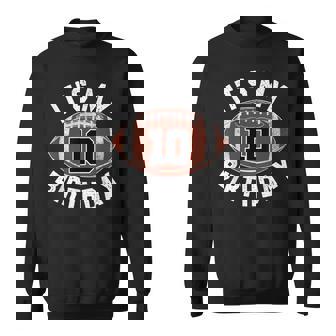 10歳の誕生日 フットボール 10歳 男の子 スポーツパーティー キッズ スウェットシャツ - Kawaiitshirt