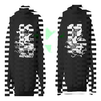 12Th Birthday Boy Soccer Player Football 12 Years Old Sweatshirt - Thegiftio