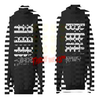 13日の金曜日 ハロウィン デザインマスク スウェットシャツ - Kawaiitshirt