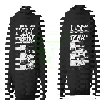 2 Year Old Soccer Boy Its My 2Nd Birthday Soccer Ball Sweatshirt - Thegiftio