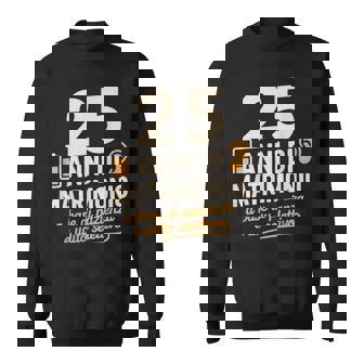 25 Anni Di Matrimonio A Base Di Pazienza E Uditoelettivo Felpa - Novitaregali