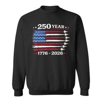 250 Years American 1776 2026 250Th Usa Patriotic 4Th Of July Sweatshirt | Seseable UK