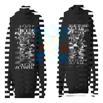 250 Years Sea To Shore Eagle And Flag Military 250Th Sweatshirt - Monsterry