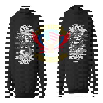 250Th Birthday 1776 2026 Eagle Flag Patriotic Anniversary Sweatshirt | Seseable UK