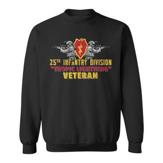 25Th Infantry Division 25 Id Tropic Lightning Division Sweatshirt | Mazezy