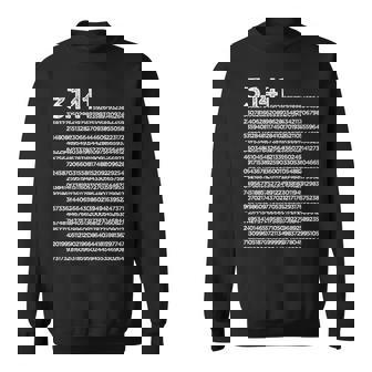 314 円周率の日 数学 非合理数 円周率 長袖tシャツ スウェットシャツ - Kawaiitshirt