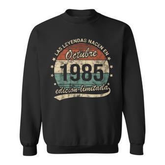 40 Años Cumpleaños Las Leyendas Nacen Octubre 1985 Retro Camisa de entrenamiento - Regaloses