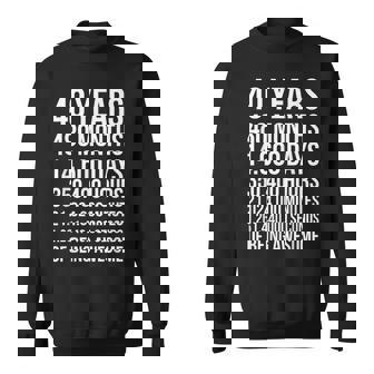 40歳の誕生日プレゼント 40歳用 スウェットシャツ - Kawaiitshirt