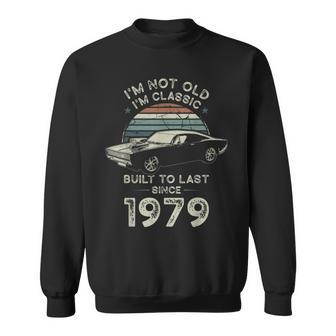 46 Cumpleaños Nacido En 1979 Coche Clásico Camisa de entrenamiento - Regaloses