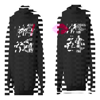 I Am 46 Plus 1 Middle Finger 47Th Women's Birthday Sweatshirt | Mazezy