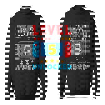 5 Year Old Bday Decorations Son Gamer Boy 5Yr 5Th Birthday Sweatshirt - Thegiftio