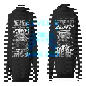 5 Years Old Level 5 Unlocked Awesome 2021 5Th Birthday Boys Sweatshirt - Thegiftio