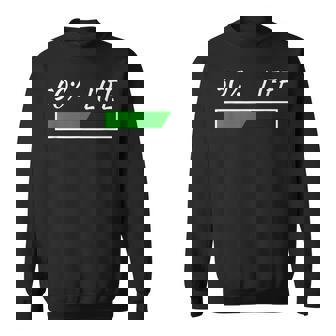 50Th Birthday 50 Life 50 Years Life Loading Bar 50 Percent スウェットシャツ - Kawaiitshirt