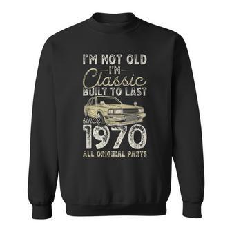 55 Cumpleaños Desde 1970 Coche Clásico 55 Años Camisa de entrenamiento - Regaloses