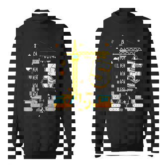 5Th Construction Birthday Party Five Year Old Boy 5 Yr Sweatshirt | Seseable FR