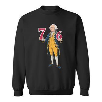 6 7 7 6 George Washington Six Seven Sweatshirt - Thegiftio UK