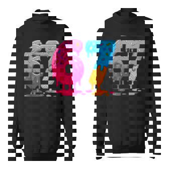 6 7 Meme Six Seven Ice Cream Drip Sweatshirt | Mazezy